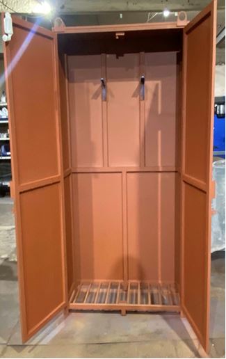 Ramp cabinet primer coating